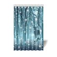 thumbnail image 1 of Cortina de ducha ABPHQTO Patrón Navideño de Renos 120x180 cm, 1 of 2