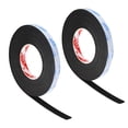 thumbnail image 1 of Cinta de espuma de un solo lado EVA Uxcell 5/8"W x 1/8"T x 16.4Ft, negra 2Pcs, 1 of 7