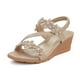 thumbnail image 1 of Sandalias con cuña SHIBEVER para mujer, verano, nude, punta abierta, 5-11US, 1 of 6