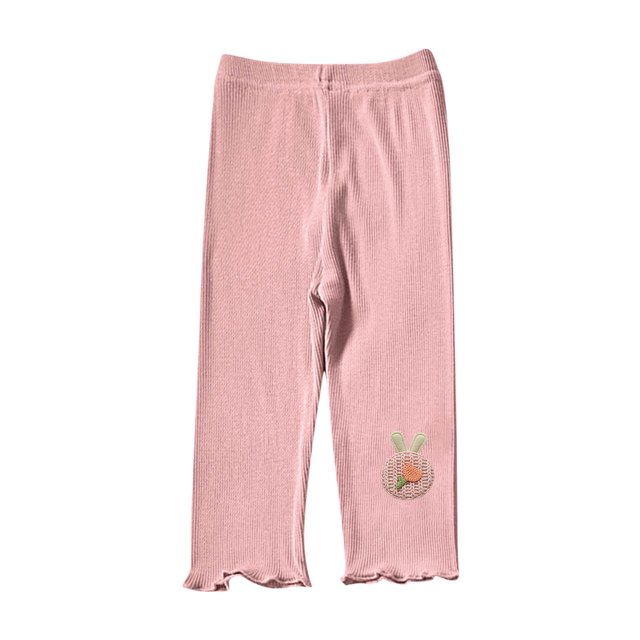 VSSSJ Girls' Breathable Summer Shorts Elastic Waistband Design Easy On/Off Active Shorts Pink 3 Years