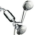 thumbnail image 4 of G1/2in Bathing Shower Filter, Bathing Water Filter, Activated Carbon Hand-held Shower Easy To Install G 1/2in Thread For Hotels SY-14 Silver, 4 of 8