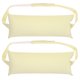 thumbnail image 1 of Uxcell Outdoor Chaise Pillows, Waterproof Resistant with Adjustable Elastic Strap for Chair, 2 Pack Khaki, 1 of 7