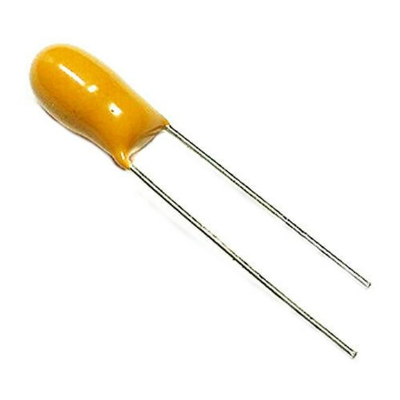 4.70uF, 06V Solid Resin Dipped Tantalum Capacitor, polarized, +/-20%