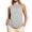 1PC Light Gray Tops, variant on HAYIMI Women Summer Halter Neck Tie Strap Camisole Tank Tops Solid Color Sleeveless Casual Blouse Breathable Vests