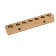 thumbnail image 4 of Barra de neutro de cobre con terminal de tornillo para distribución eléctrica de 7 orificios, 4 of 4