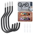 thumbnail image 1 of HLONK 4pcs Heavy Duty Bike Hooks  Mount Wall Bicycle Storage Rack Ceiling Hook, 1 of 5