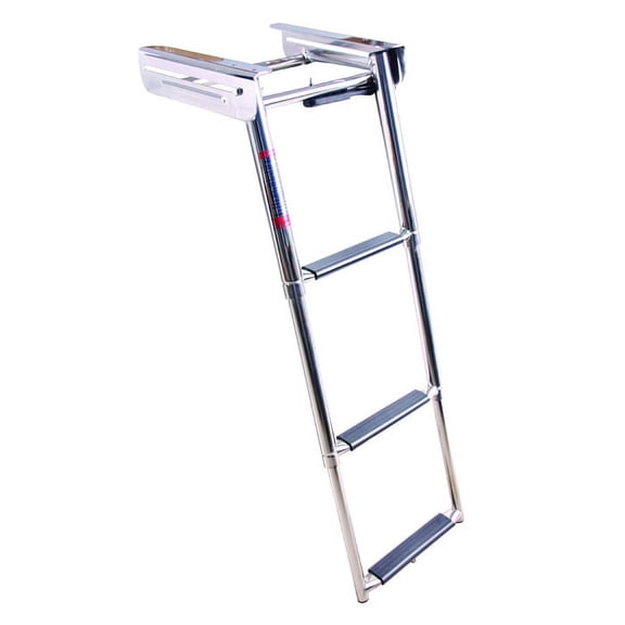 White Water B00301UPM Under Platform Telescoping Ladder with Bracket, 3 Step