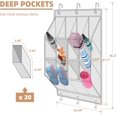 thumbnail image 2 of Shoe Organizer,Hanging Shoe Organizer,12 Pockets Shoe Storage Rack,Grey, 2 of 4