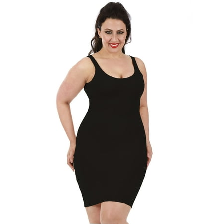 

InstantFigure Women’s Firm Compression Shaping and Slimming Cami Slip Dress