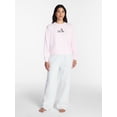 thumbnail image 2 of Halloween and Fall Women's French Terry Knit Lounge Sleep Top with Long Sleeves, Sizes XS-3X, 2 of 5