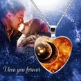 thumbnail image 1 of Up to 65% Off Solar System Planet Galaxy Glass Universe Heart shaped Pendant Necklace Necklace Rings Earring Jewelry on Clearance, 1 of 6
