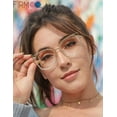 thumbnail image 2 of Firmoo Cat Eye Blue Light Blocking Reading Glasses 3.0x, Readers Glasses UV400 Protection Eyewear Glasses, 2 of 7