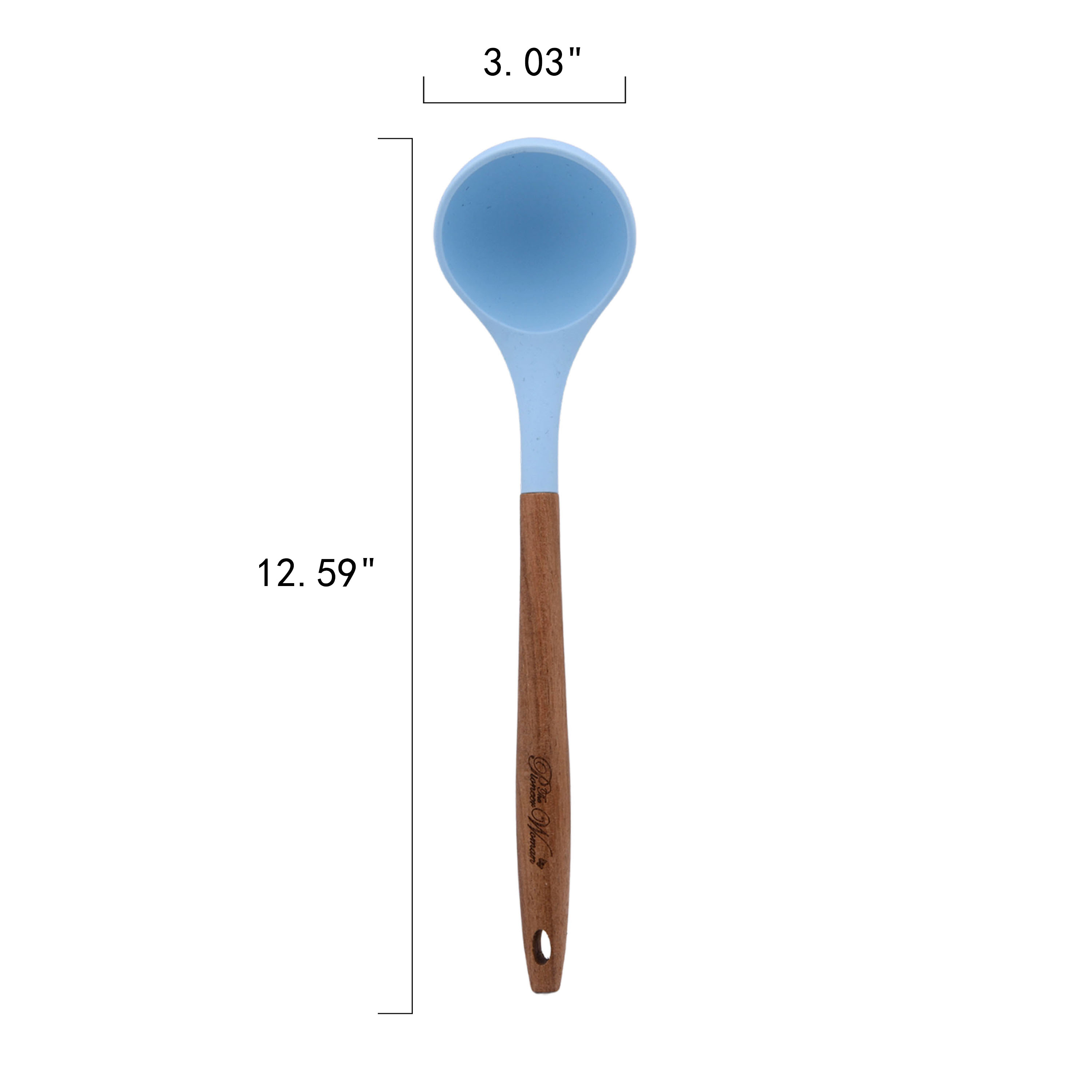 The Pioneer Woman 10-Piece Silicone-Tipped Utensil Set, Blue photo 7