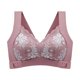 thumbnail image 4 of Gibobby Sujetador sin anillo de para mujer, ropa interior de, sujetador deportivo transpirable de realce para dormir Brasier estraple para mujer(Rosa,XXL), 4 of 5