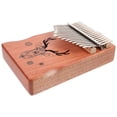 thumbnail image 1 of Kalimba Thumb Piano For Kids Adults Beginners 17 Keys Chocolate Compact Musical Instrument 1Pack, 1 of 5