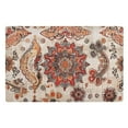 thumbnail image 2 of ALAZA Ethnic Bohemian Mandala Paisley Rustic Door Mat Outdoor Indoor Entrance Low Profile Floor Rugs 32"x20", 2 of 8