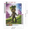 thumbnail image 3 of (w2178) Resina Diamante La Serie Dibujos Animados Hombre Groot Diamante 40*50CM, 3 of 9