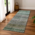 thumbnail image 6 of Addison Rugs Mayfield Premium Machine Washable Transitional Abstract Green Runner Rug, 2'3" x 7'6", 6 of 6