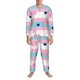 thumbnail image 3 of Balery Flamingo1 Pijama para Hombre de Dos Piezas con Manga Larga, Conjunto de Dormir y Descanso Suave con Bolsillos-Small, 3 of 7