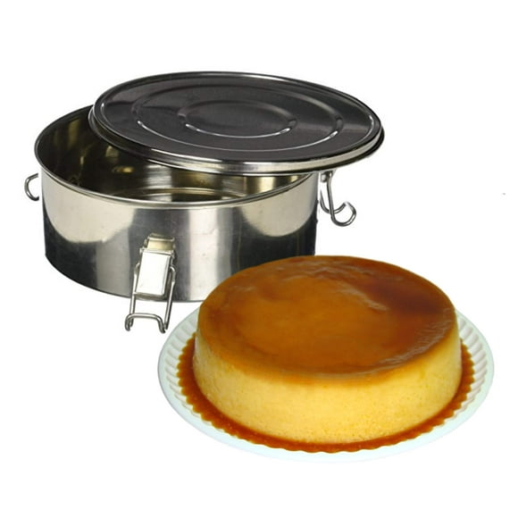Molde para flan Casita Flanera Original de acero inoxidable de 1,4 litros