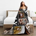 thumbnail image 5 of AISENIN Custom Blanket Family Picture Personalized Family Blanket Adults Customize Blanket Birthday Christmas Gift Customizable for Dad Mom Nana Kids Dogs Friends, 5 of 5