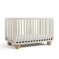 thumbnail image 6 of Art of Nursery by Storkcraft Amalfi Deluxe 5-in-1 Convertible Crib with with Bonus Toddler Guardrail, Frosted Oat with Driftwood, 6 of 20