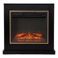 thumbnail image 3 of SEI Furniture Crittenly Modern Engineered Wood Electric Fireplace in Black, 3 of 3