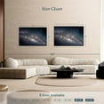 thumbnail image 4 of Elephant Stock Milky Way Galaxy View Wall Art - Horizontal Canvas Wall Art - Living Room Wall Decor - Astronomy & Space Canvas - Gray And Blue Decor - 48" x 32", 4 of 8