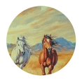 thumbnail image 4 of BCIIG Horses Desert Sky Round Tablecloth Stain-Resistant Washable Indoor Outdoor Use for Restaurants Weddings Parties Waterproof Fabric 46"-50, 4 of 8