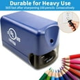 thumbnail image 6 of AFMAT Heavy Duty Electric Pencil Sharpener for 6.5-8mm No.2/Colored, UL Listed Professional Pencil Sharpener w/Stronger Helical Blade, for Classroom,Blue, New, 6 of 8