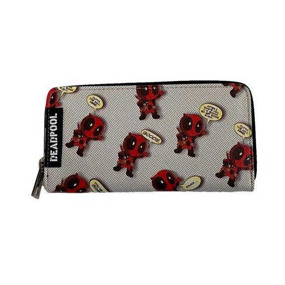 Deadpool Character All Over Print Zip Top Clutch Wallet