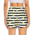 thumbnail image 2 of Lsque Lemon_1 Printed Women's Running Shorts with Liner Pockets,Elastic Quick Dry Workout Athletic Gym Yoga Shorts,Womens High Waist Shorts-XX-Large, 2 of 9
