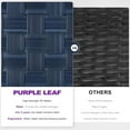 thumbnail image 4 of PURPLE LEAF Patio Chaise Lounge Rattan Chair Outdoor Pool Adjustable Recliner Wicker Lounger for Outside Woven Furniture Tanning Poolside Lounger Slate ，Navy Blue, 4 of 6