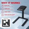 thumbnail image 4 of YLOHUIL Overhead Phone Tripod Stand, Adjustable Camera Mount for Desk Table, Content Creator Essentials for Cooking Drawing Art Video Recording, 4 of 6