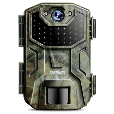 CEYOMUR Trail Camera 30MP 1080P Hunting Camera with Low Glow IR LEDs Night Vision Motion Activated Video Game Cam with IP66 Waterproof for Wildlife Monitoring
