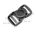 thumbnail image 5 of OUNONA 50Pcs Black Plastic Multifunctional Buckles for Backpack Accessories and Survival Gear, 5 of 8