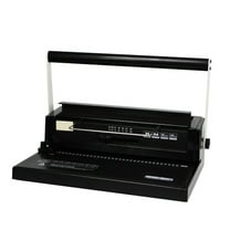 W12m Iron Ring Binding Machine 34 Hole Loose Leaf Iron Ring Punching Machine Double Coil Manual Wire Binding Machine ,Easy to Operate