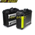 thumbnail image 4 of Cajas laterales de aluminio negro de 36 l, 2 unidades, para motocicletas, maletas laterales desmontables, maletas de carga con kit de montaje de liberación rápida, 4 of 5