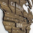 thumbnail image 3 of ColorfullWorlds 3D Wood World Map Travel Map Gift Idea Wooden Wall Art (Large - Betul), 3 of 16