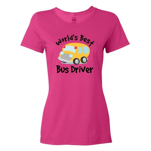 Inktastic Worlds Best School Bus Driver Women's T-Shirt