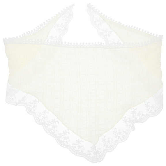 LOLIPPYY Lace Bandana Triangle Decorative Headscarf for Outfit Enhancement Women 1Pack