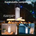 thumbnail image 3 of Multifunctional Camping Light 10000mAh Rechargeable Extendable Camping Light 720 Lumens Tent Light Suitable for Outdoor Camping, Hiking, Bedroom, Study, 3 of 5