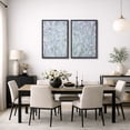 thumbnail image 2 of Framed Canvas Wall Art Set of 2 Neutral Abstract Floral Botanical Prints for Living Room Decoration - 24"x36"x2 BLACK, 2 of 8