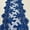 Royal Blue, variant on Valentina Textiles Inc. VT-33 Sequin 3D lace Fabric with Embroideries on mesh with pearls (6 Yard, Royal Blue )