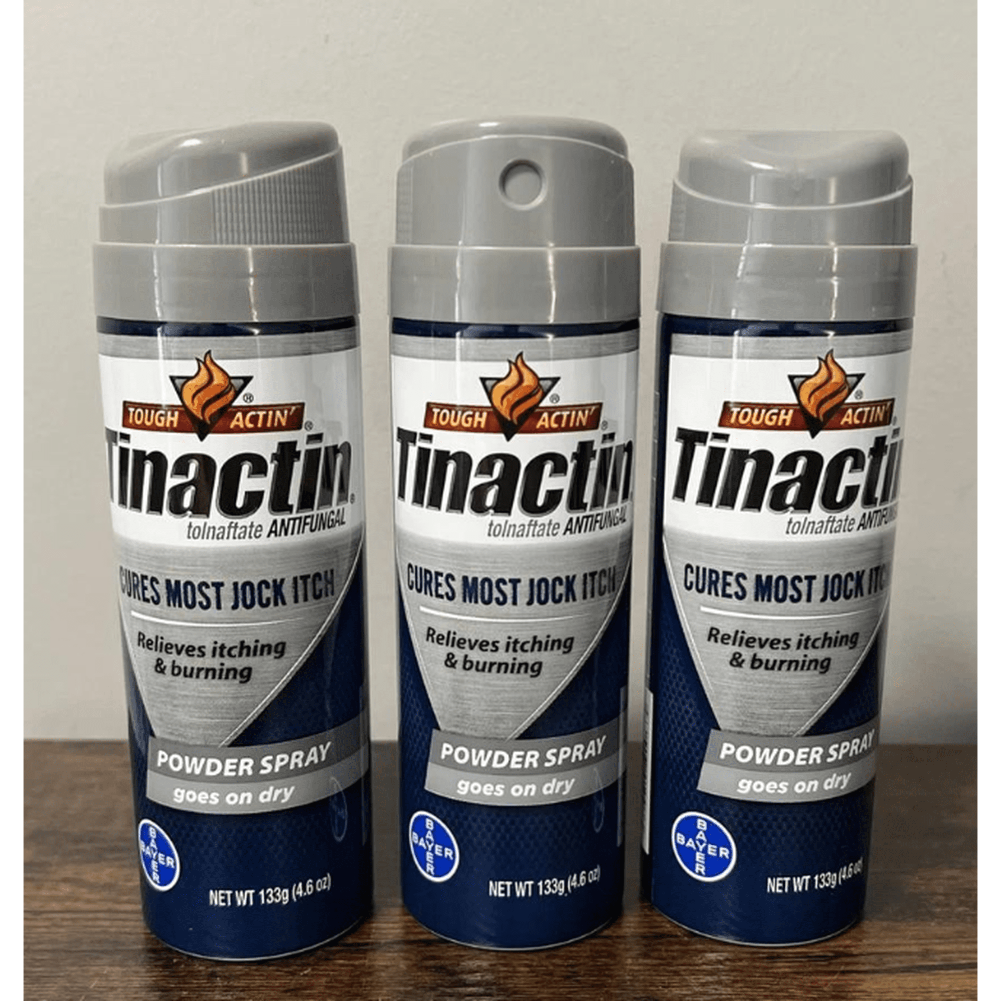 Tinactin Jock Itch Spray Powder,4.6 oz. Pack of 3