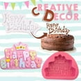 thumbnail image 3 of Silicone Letter Happy Birthday Cake For Cake Mould, 3 of 7
