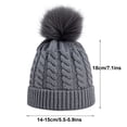 thumbnail image 6 of Outfmvch Womens Beanie Hats Satin Lined Beanie Cold Weather Gear Gray Beanie Mens Beanies Skull Cap Christmas Hats Gray One Size, 6 of 9
