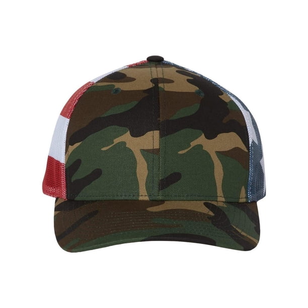 Gorra R Richardson 112PM ajustable tipo trucker de malla camuflada