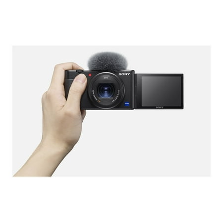 Sony - ZV-1 20.1-Megapixel Digital Camera for Content Creators and Vloggers - Black