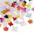 thumbnail image 2 of GRACEARA 1 Box Transparent Flower Glass Beads Caps For Jewelry Making Findings 9.5~17mm, 2 of 8
